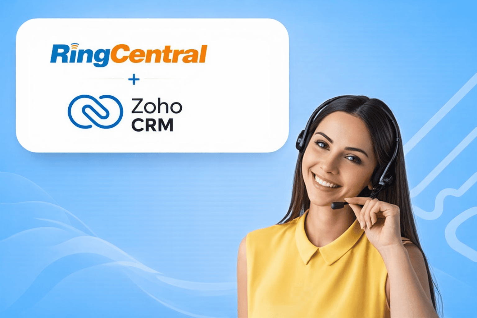 ringcentral integration with zoho crm